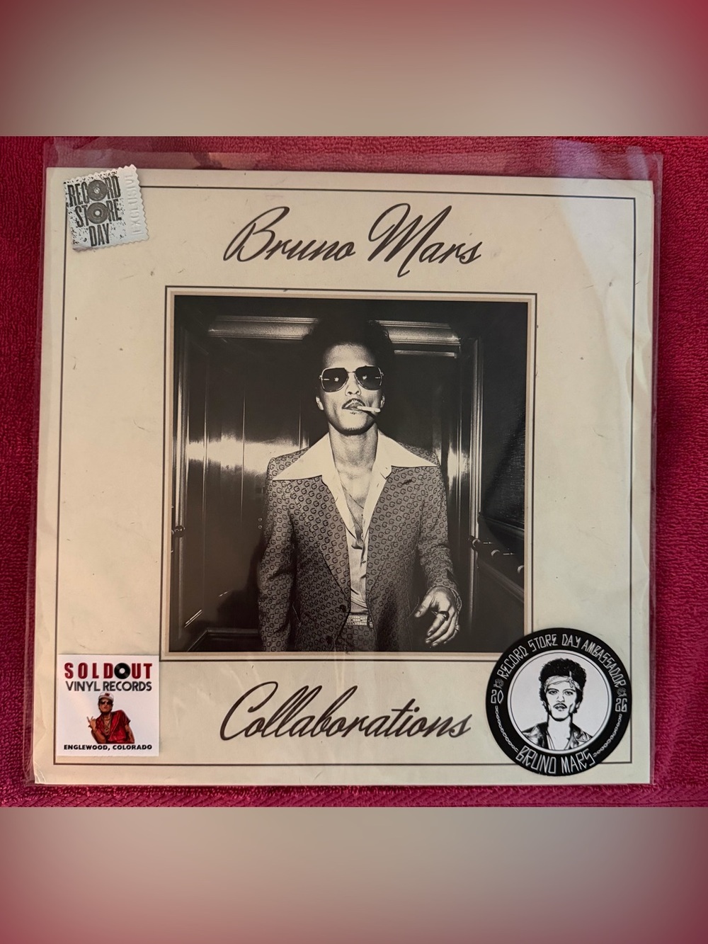 Bruno Mars Collaborations Vinyl Album RSD Record Store Day LP Cardi B Rose’ Rare